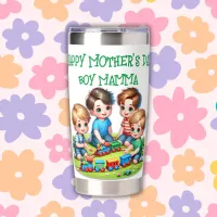 Boy Mamma Happy Mother's Day | | Insulated Tumbler