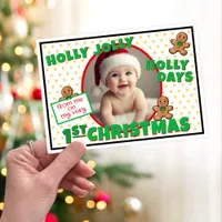 Baby's First Christmas Card