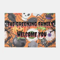 Halloween scary creepy outdoor decor doormat