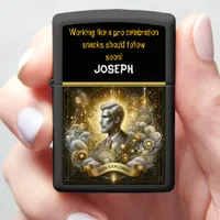 A Visionary Data Scientist Illuminating the Future Zippo Lighter