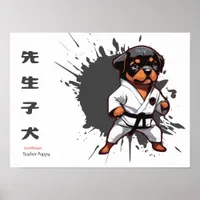 Sensei Pup Poster