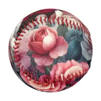 Timeless Rose Floral Charm Baseball