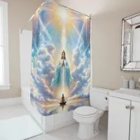 Meditation and Spiritual Guide Shower Curtain