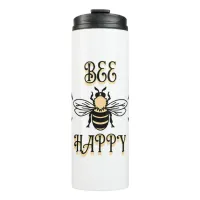 Bee Happy | Vintage Colors Honey Bee Thermal Tumbler