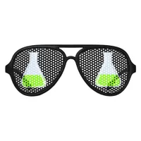 Scientist Biologist Laboratory Fun Party Aviator Sunglasses