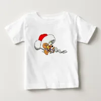 Dear Santa Mouse & Wish List Baby T-Shirt