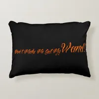 Halloween Witchy Quote Accent Pillow