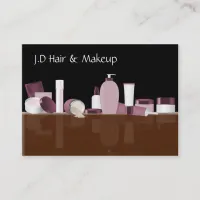 pink Makeup artist Business Cards