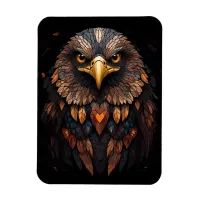 Mosaic Eagle Portrait  Magnet