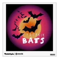Freakin' Bats Halloween ID223 Wall Decal