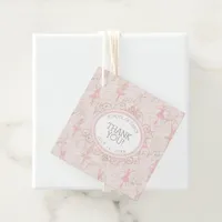 Ballerina Moves Pattern Rose Gold ID738 Favor Tags