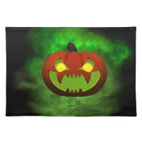 Spooky Evil HalloweenPumpkin Placemat