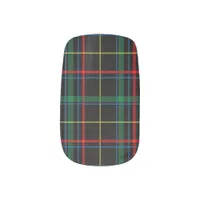 Scottish Tartan Plaid Pattern Minx Nail Art