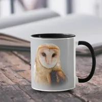 A Serene Barn Owl Mug