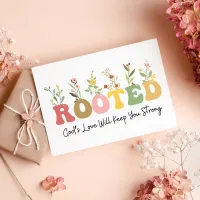 Rooted in Love Ephesians 3:17 Folded Greeting Card