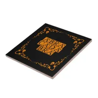 Abracadabra Magic Word Ceramic Tile