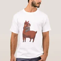 Sloth Llama Hugging T-Shirt