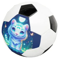 Cute Colorful Tiger Holographic | Soccer Ball