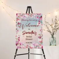 Blossoming Romance - Bridal Shower Foam Board