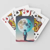 Lonely Astronaut Poker Cards