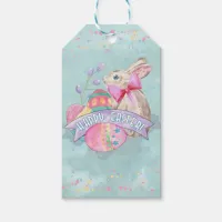 Easter Bunny, Eggs and Confetti ID377 Gift Tags