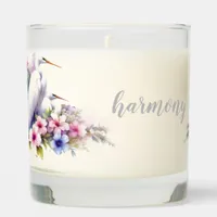 Tropical Egret Coastal Bird Scented Candle