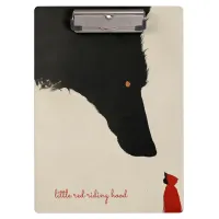 the Heartless Wolf and the Little Red Riding Hood Clipboard