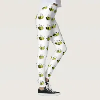 Yellow Honey Bee Leggings