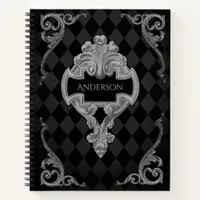 Steampunk Vintage Victorian Personalized  Notebook