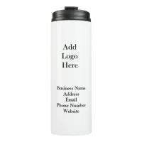 Add your Business Logo or Sports Team Logo Thermal Tumbler