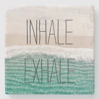 Beach Meditation Stone Coaster