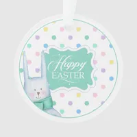 Adorable Bunny Easter ID646 Ornament