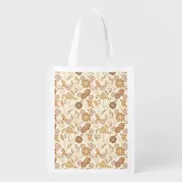 Bakery Bliss: Artisan Bread & Barley, Beige Grocery Bag