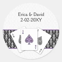 Vegas wedding envelope seal