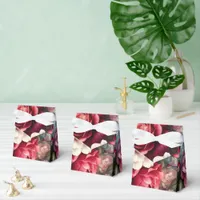 Timeless Rose Floral Charm Favor Boxes