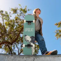 Black and White Boxer Skateboard