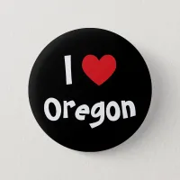 I Love Oregon Button