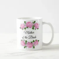 Mother of the Bride Roses Personalized Coffee Mug