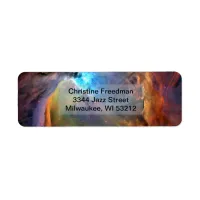 Orion Nebula Space Galaxy, ZGOS, Address Label