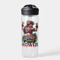 Hawaii | Hawaiian Hula Dancer Personalized Water Bottle