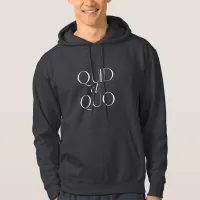 Quid et Quo Classical Latin Hoodie