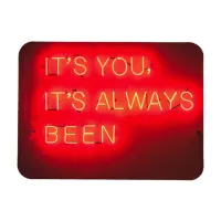 It's Always Been You | Romantic Neon Photo Magnet