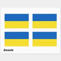 Flag of Ukraine Rectangular Sticker