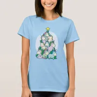 Cute Christmas Unicorn Tree T-Shirt