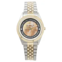 Elegant 7th Copper Wedding Anniversary Celebration Watch