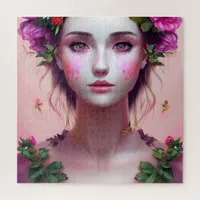 Beautiful Ethereal Woman Fantasy Art Jigsaw Puzzle