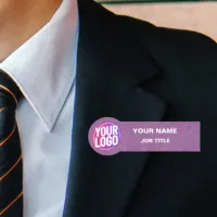 Branded Professionalism: Name Tags with Safety Pin