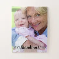 Cute Best Grandma Mamaw Nana Ever Photo Jigsaw Puzzle