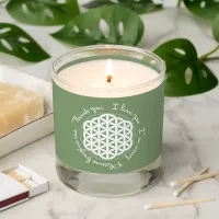 Flower of Life Ho'oponopono Scented Candle