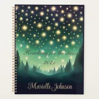 Reaching for the stars - Yearly Planner in Green